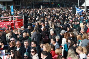 Επέτειος τραγωδίας των Τεμπών: Δείτε φωτογραφίες από τη συγκέντρωση στη Θεσσαλονίκη